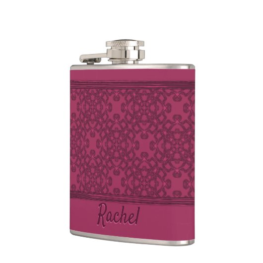 Gepersonaliseerd moeraspatroon heupfles (Links)