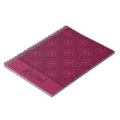 Gepersonaliseerd moeraspatroon notitieboek (Linkerzijde)