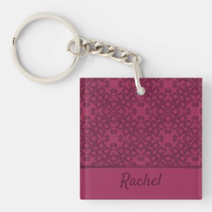 Gepersonaliseerd moeraspatroon sleutelhanger