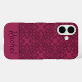 Gepersonaliseerd moerbeipatroon Case-Mate iPhone case (Achterkant (horizontaal))