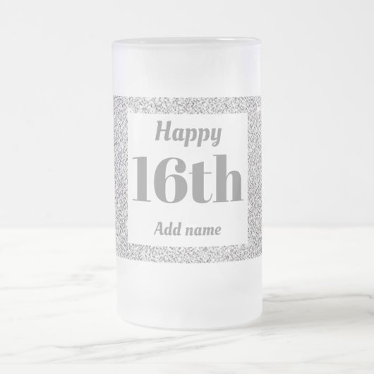  gepersonaliseerd mok cadeau voor verjaardagsglas  (Center)