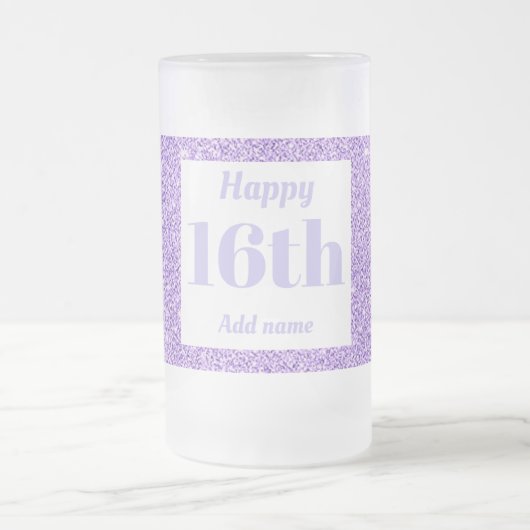  gepersonaliseerd mok cadeau voor verjaardagsglas  (Center)