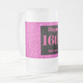  gepersonaliseerd mok cadeau voor verjaardagsglas  (Voorkant links)