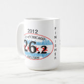 Gepersonaliseerd - Mok Marathon - stad Chicago (Voorkant links)