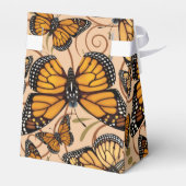 Gepersonaliseerd monarchvlinder bedankdoosjes (Achterkant)