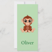 Gepersonaliseerd Monkey Bladwijzer (Voorkant)
