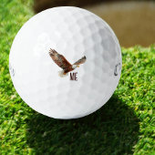 Gepersonaliseerd monogram adelaar golfballen