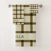 Gepersonaliseerd monogram bad handdoek (Insitu)