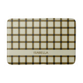 Gepersonaliseerd monogram badmat (Voorkant)