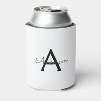 gepersonaliseerd monogram blikjeskoeler