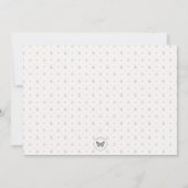 Gepersonaliseerd Monogram Briefpapier Bedankkaart (Achterkant)