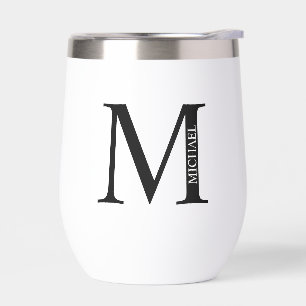 Gepersonaliseerd monogram en naam