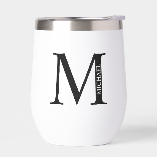 Gepersonaliseerd monogram en naam (Links)