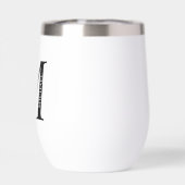Gepersonaliseerd monogram en naam (Achterkant)