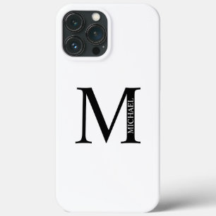 Gepersonaliseerd monogram en naam Case-Mate iPhone case