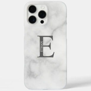 Gepersonaliseerd monogram en naam iPhone 16 pro max hoesje