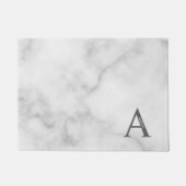 Gepersonaliseerd monogram en naam Doormat Deurmat (Voorkant)