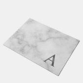 Gepersonaliseerd monogram en naam Doormat Deurmat (Schuin)
