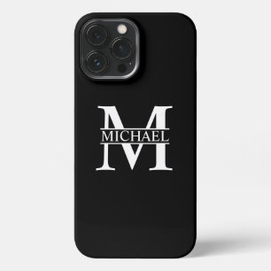 Gepersonaliseerd monogram en naam Hoesje-Mate iPho iPhone 13 Pro Max Hoesje