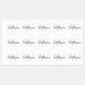 Gepersonaliseerd monogram en naam labels (Vel)