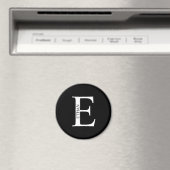 Gepersonaliseerd Monogram en Naam Magnet (Insitu (Vaatwasser))