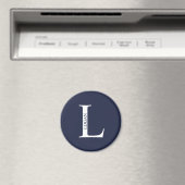 Gepersonaliseerd Monogram en Naam Magnet (Insitu (Vaatwasser))