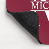 Gepersonaliseerd monogram en naam muismat (Hoek)