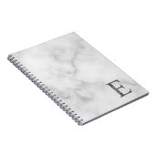 Gepersonaliseerd monogram en naam Notitieboek (Rechterzijde)