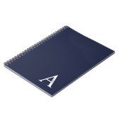 Gepersonaliseerd monogram en naam Notitieboek (Linkerzijde)