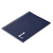 Gepersonaliseerd monogram en naam Notitieboek (Linkerzijde)