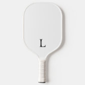 Gepersonaliseerd monogram en naam pickleball paddle (Achterkant)