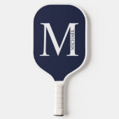 Gepersonaliseerd monogram en naam pickleball paddle (Achterkant)