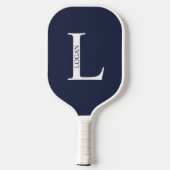 Gepersonaliseerd monogram en naam pickleball paddle (Achterkant)
