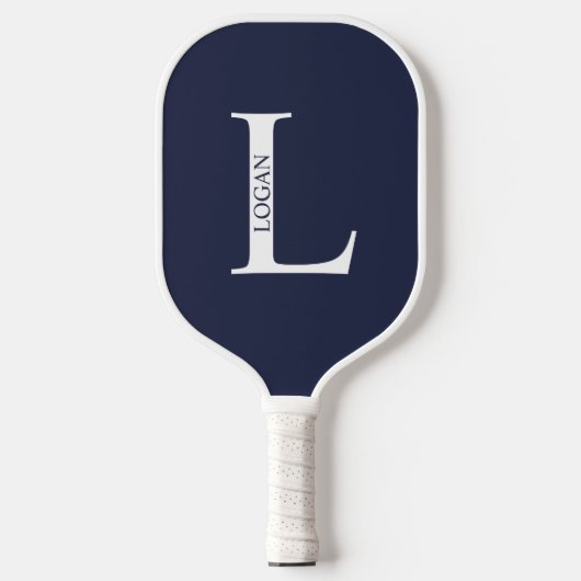 Gepersonaliseerd monogram en naam pickleball paddle (Voorkant)