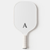Gepersonaliseerd monogram en naam pickleball paddle (Achterkant)