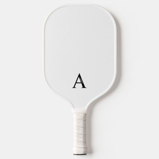 Gepersonaliseerd monogram en naam pickleball paddle (Voorkant)