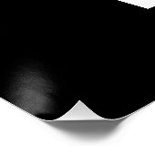 Gepersonaliseerd monogram en naam Poster (Hoek)