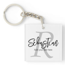 Gepersonaliseerd monogram en naam