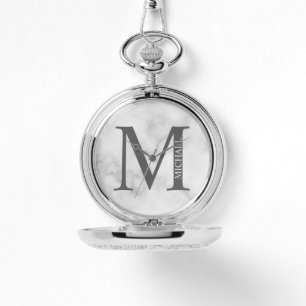 Gepersonaliseerd monogram en naamzakhorloge horloge