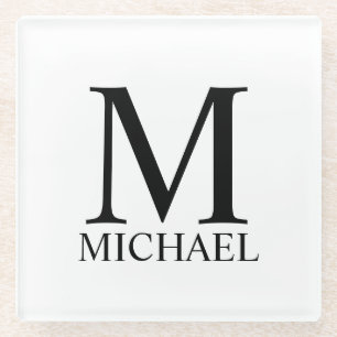 Gepersonaliseerd monogram en Onderzetter van de Na