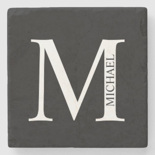 Gepersonaliseerd monogram en Onderzetter van de Na