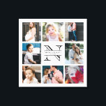 Gepersonaliseerd Monogram Familie 8 Fotocollage Canvas Afdruk<br><div class="desc">Modern en elegant ontwerp gedrukt Gepersonaliseerd Monogram Familie 8 Fotocollage Canvas Print die kan worden aangepast met jouw tekst. Bekijk de winkel voor grafisch ontwerp voor andere producten die overeenkomen met dit ontwerp!</div>