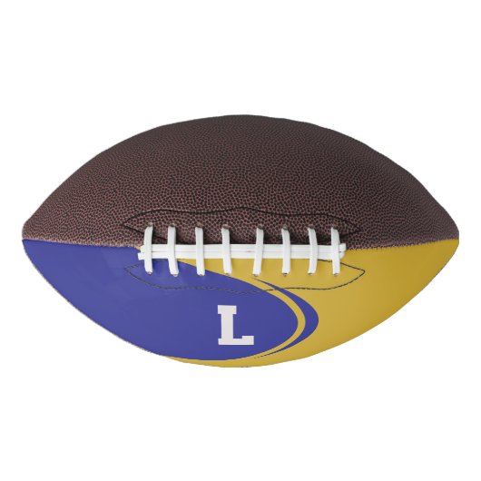 Gepersonaliseerd monogram Football (Voorkant)