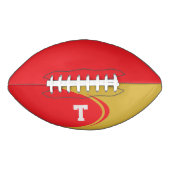 Gepersonaliseerd monogram Football (Voorkant)