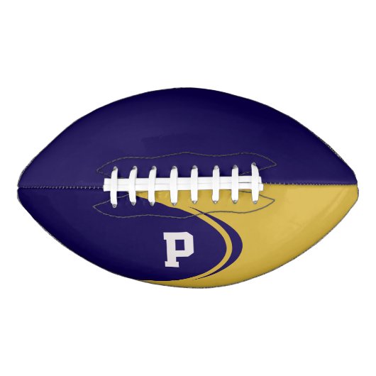 Gepersonaliseerd monogram Football (Voorkant)