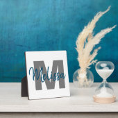 Gepersonaliseerd monogram fotoplaat (Insitu)