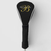 Gepersonaliseerd Monogram Golf Head-Hoesje Golfheadcover (Voorkant)