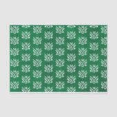 Gepersonaliseerd Monogram Golf Tissuepapier (Voorkant)