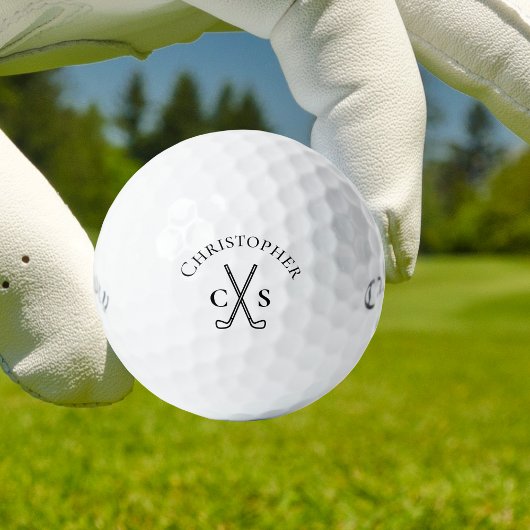 Gepersonaliseerd monogram golfballen