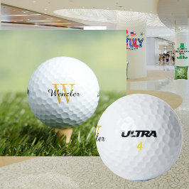 Gepersonaliseerd monogram golfballen